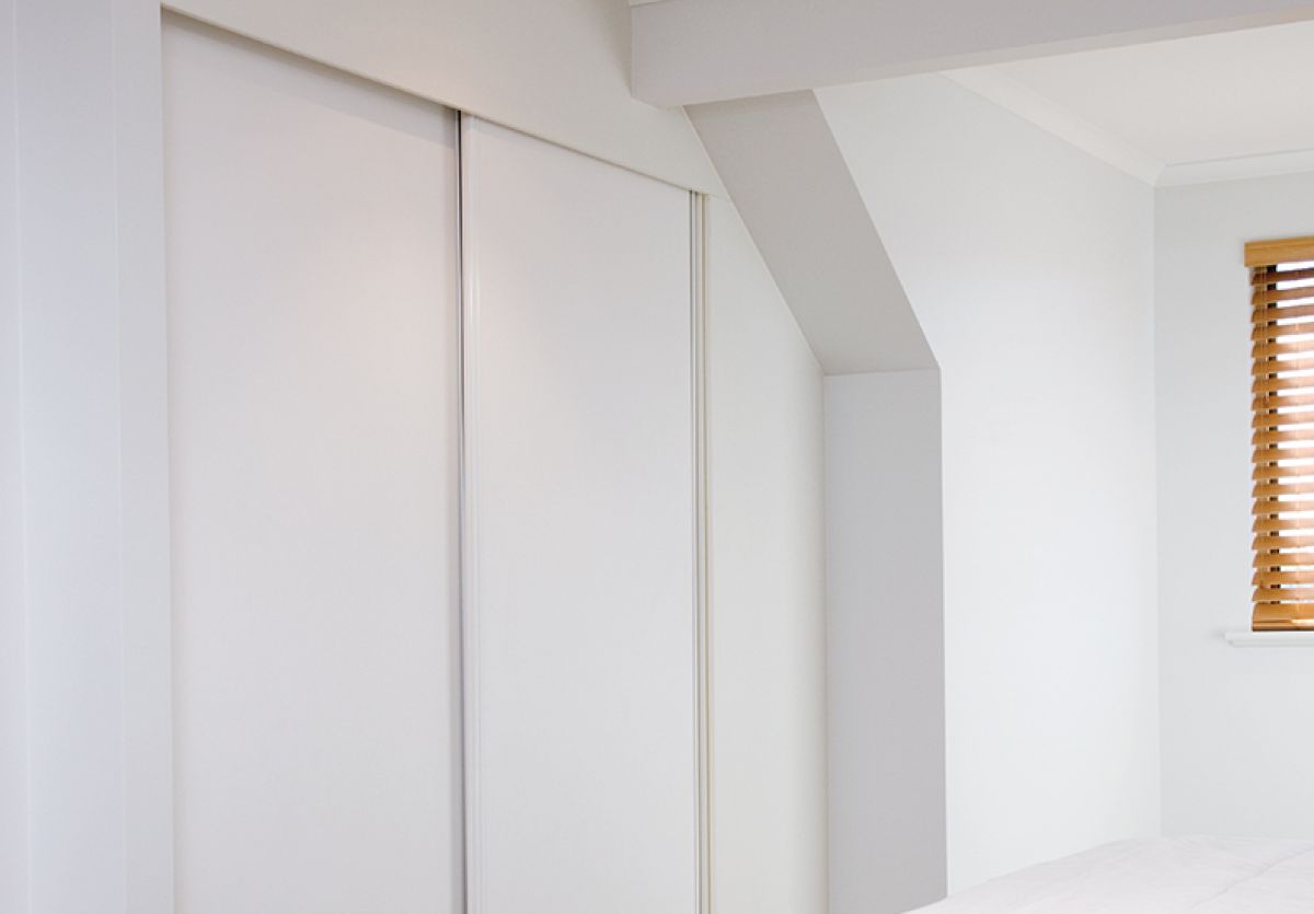Halifax sliding built-in wardrobes with discreet frame profile