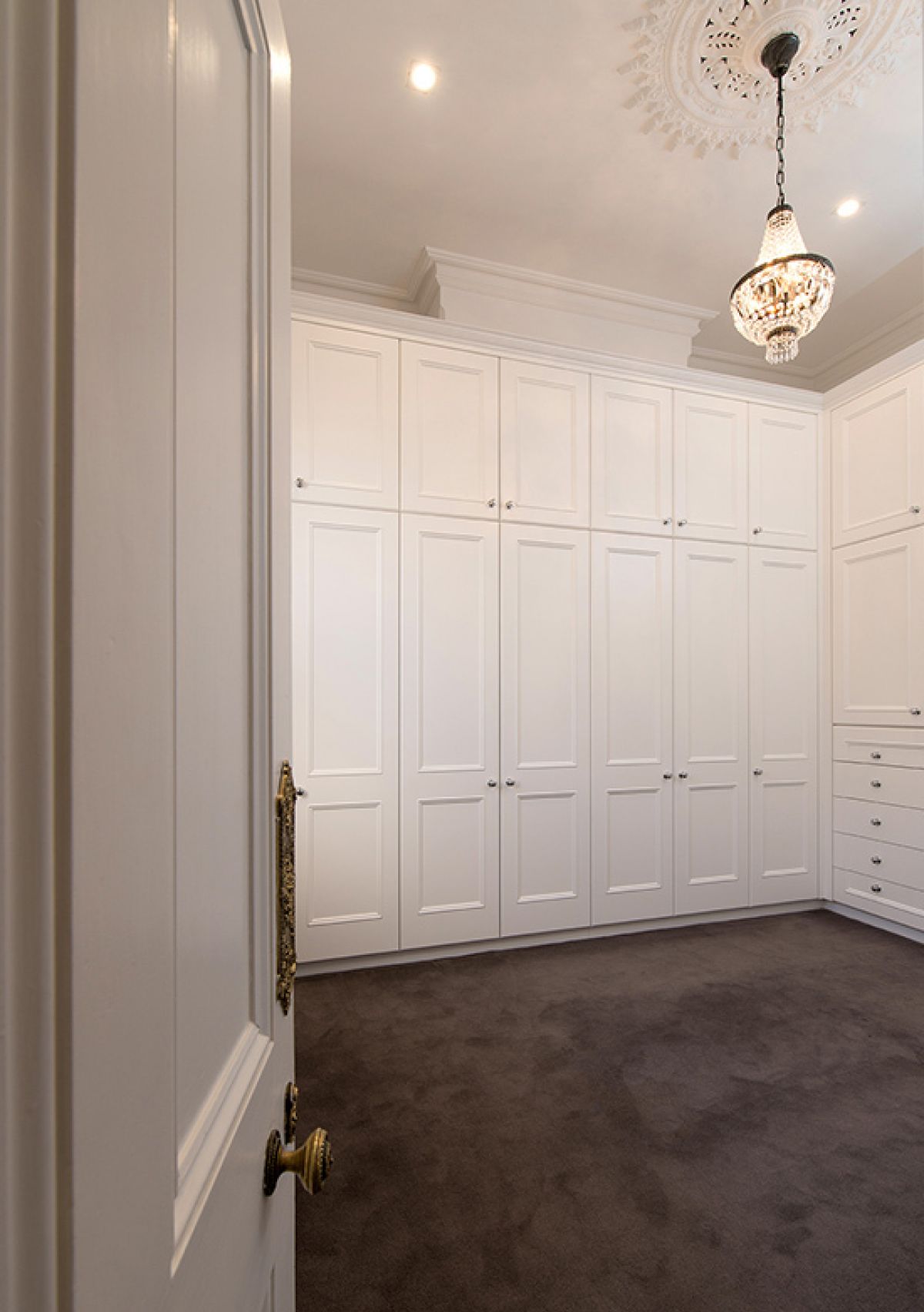 Hinged built-in wardrobes whole room - Oxford