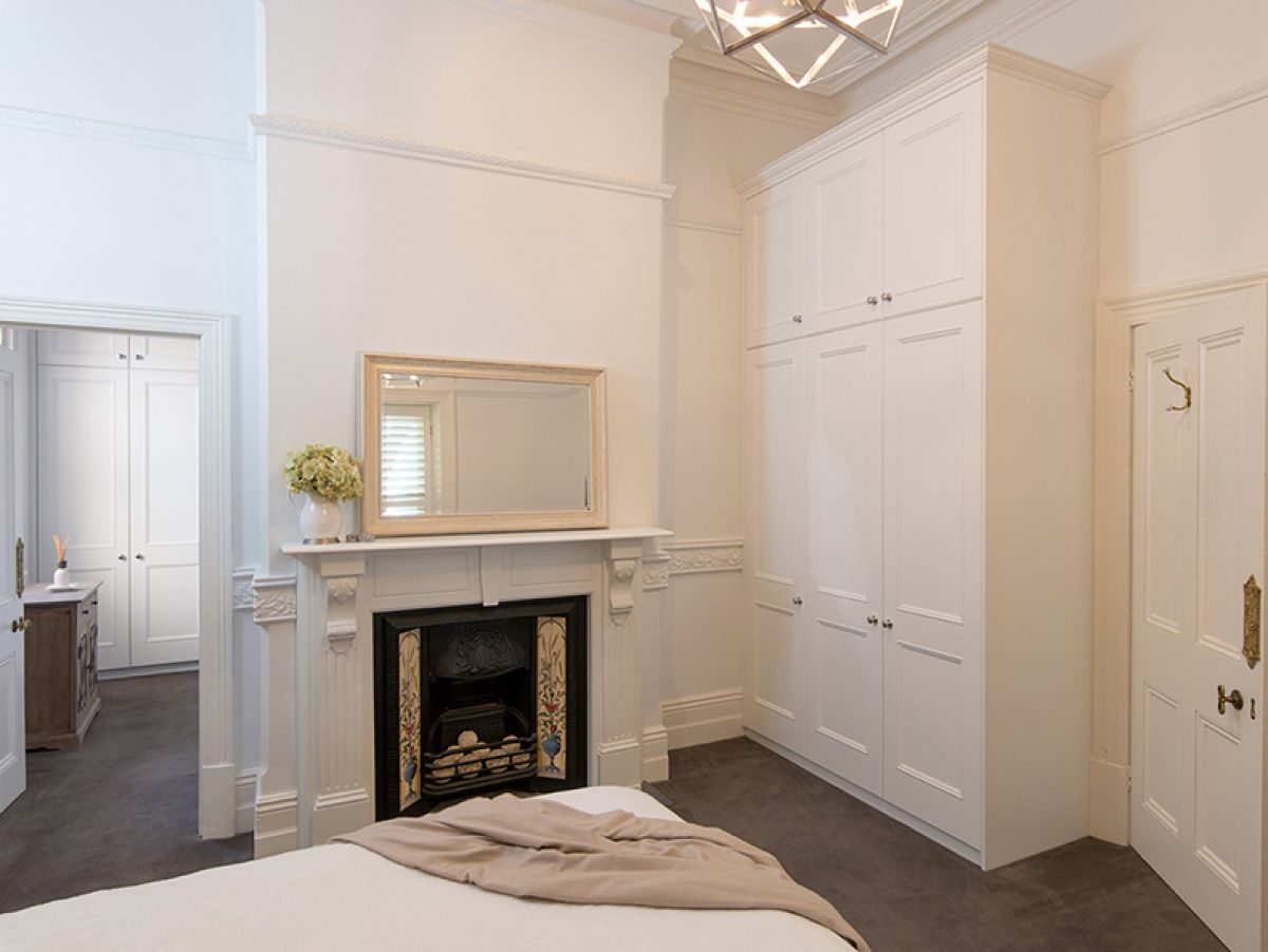 Oxford built-in wardrobes matching existing decor and cornices