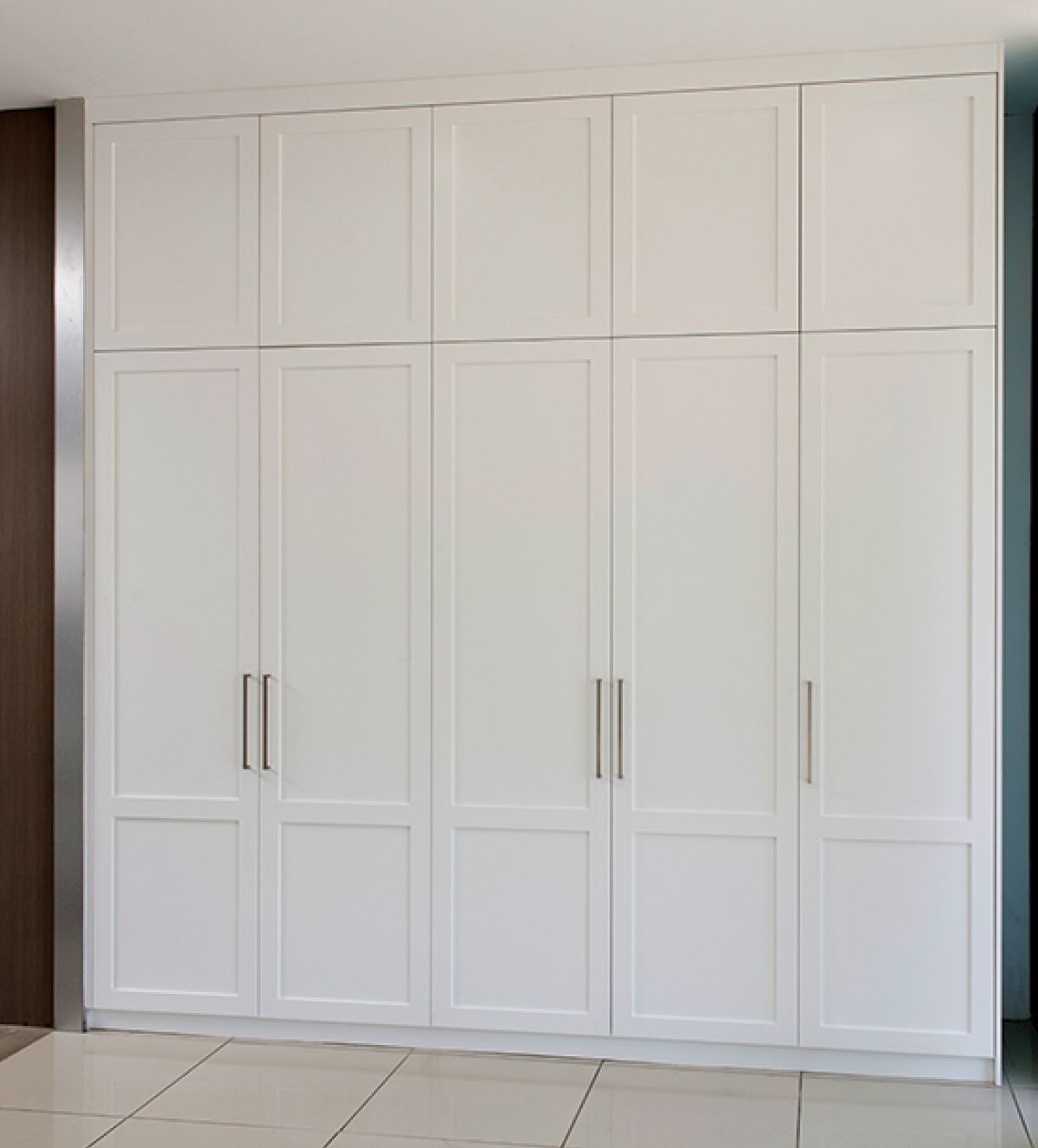 Full height Boston built-in wardrobes in living area