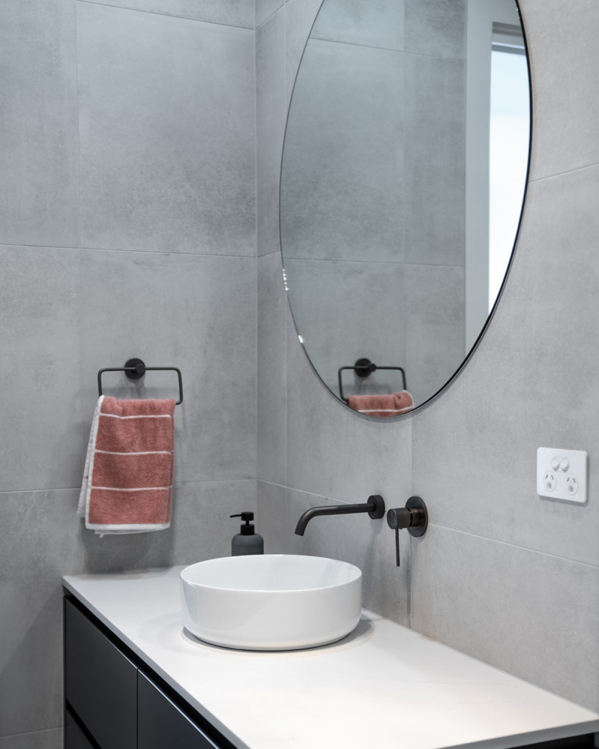 Aspec homes round mirror